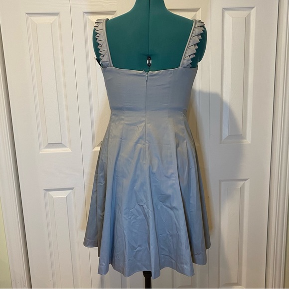 NWT Nine West Dew Drop Fit & Flare Silver Tank Dress Size 12 - Picture 12 of 15